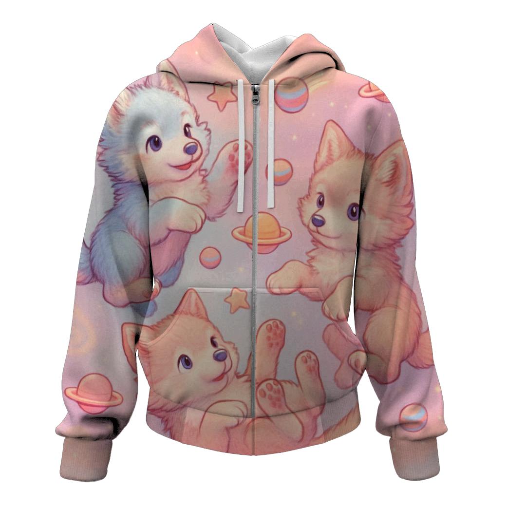 Pastel Cosmic Pup Pack hoodie designs