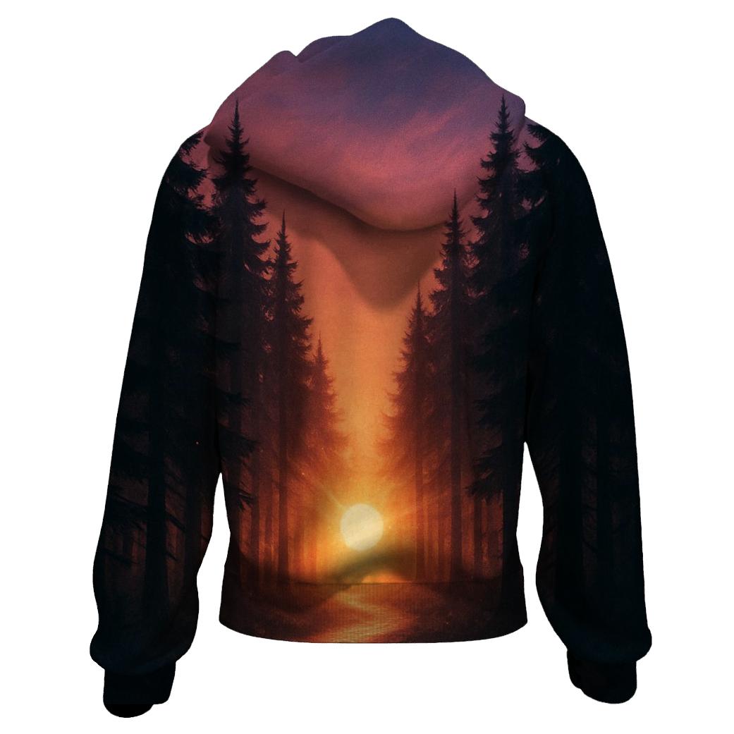 Forest Halo Ember Path custom hoodies