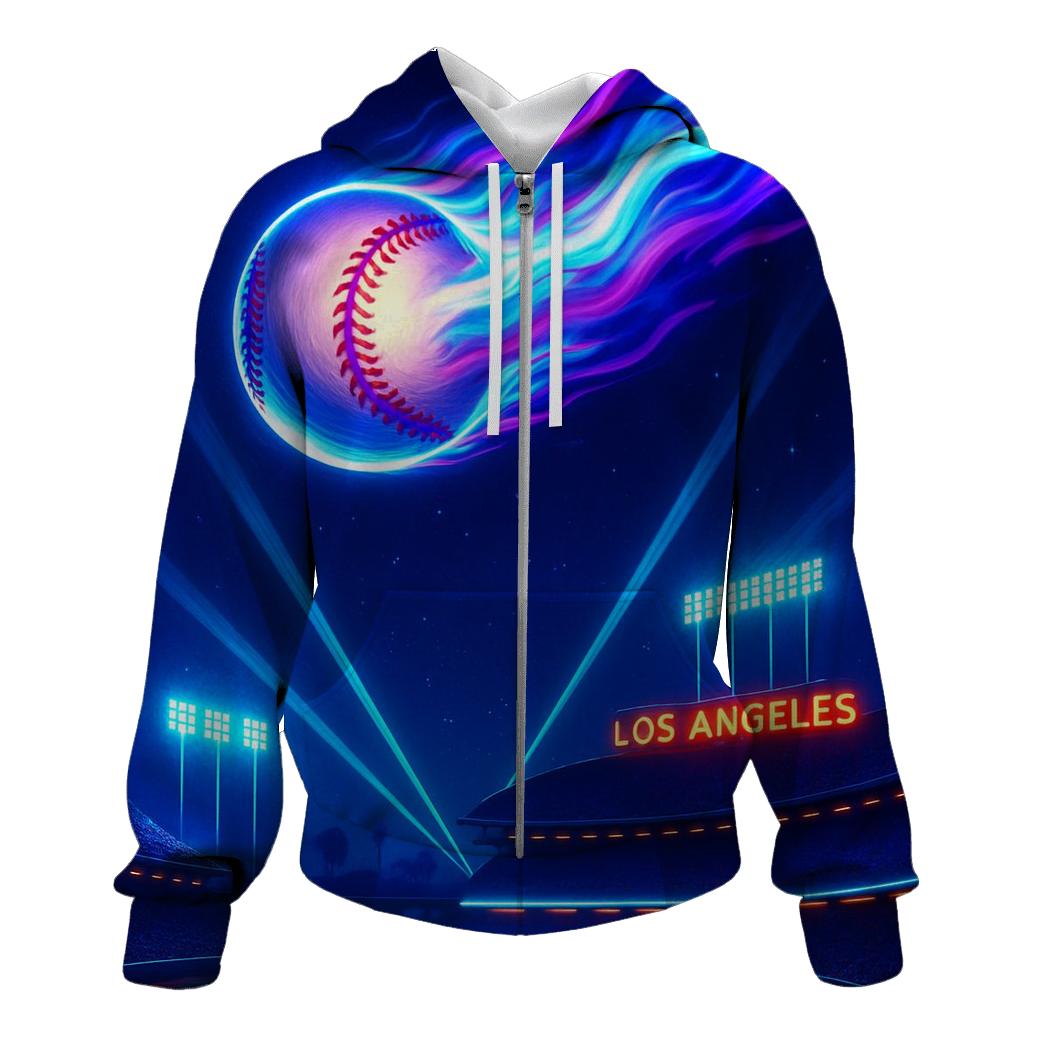 Dodgers Skyline Comet Home Run pullover hoodies