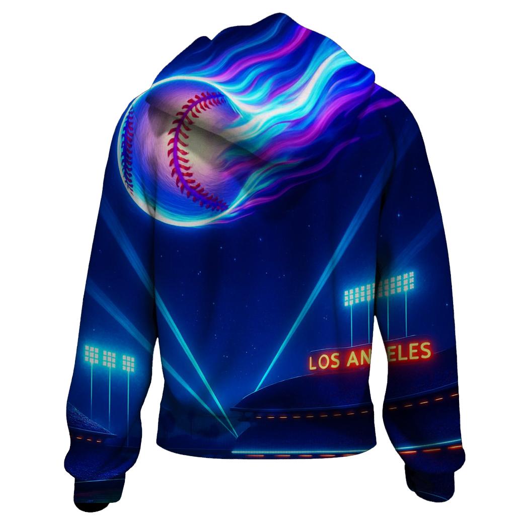 Dodgers Skyline Comet Home Run pullover hoodies