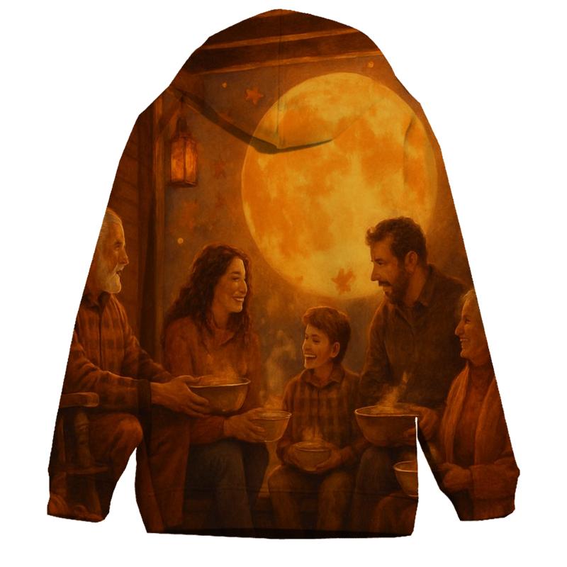 Harvest Moon Porch Gathering premium hoodies