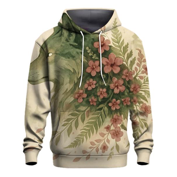 Forest Spirit Wolf Bloom custom hoodies