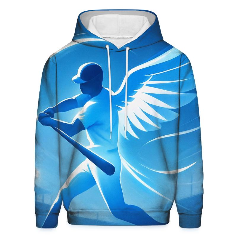 Sky Trail Blue Jays Swing premium hoodies