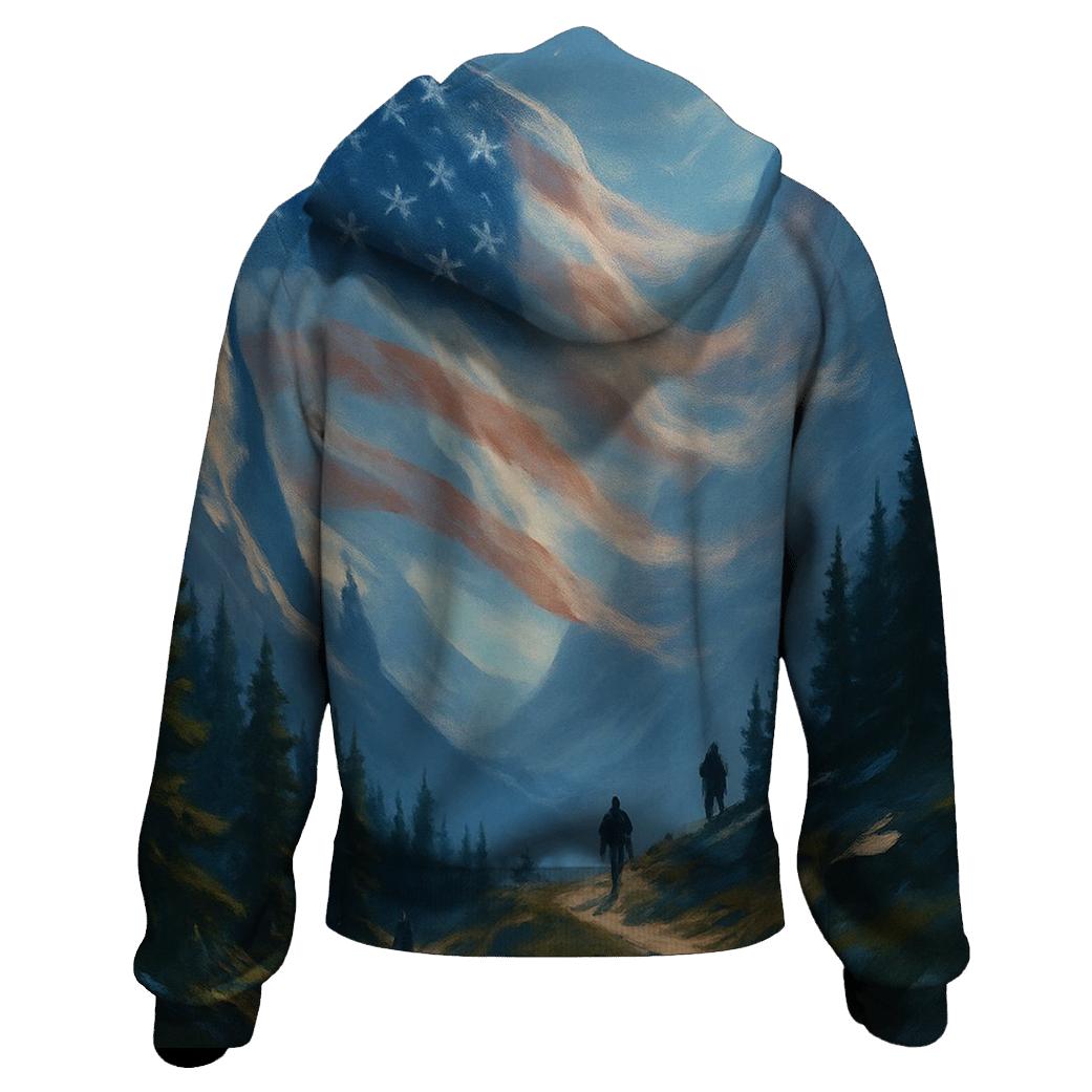 Mountain Trail Starwind zip-up hoodies