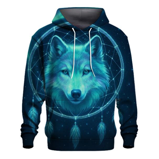 Aurora Dreamcatcher Wolf custom hoodies