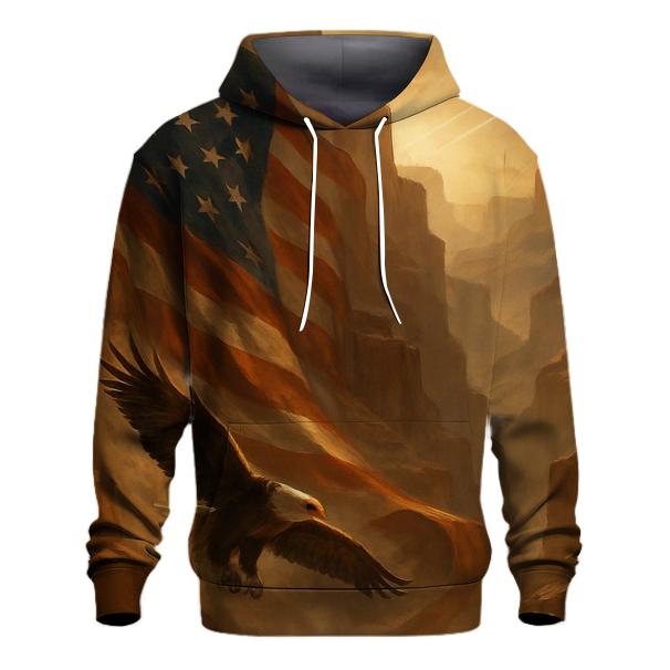 Wings Of Liberty Over Canyon Red hoodie styles