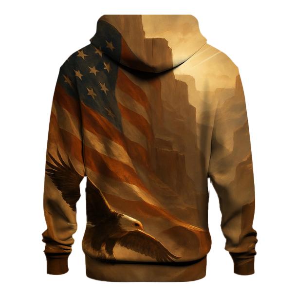 Wings Of Liberty Over Canyon Red hoodie styles
