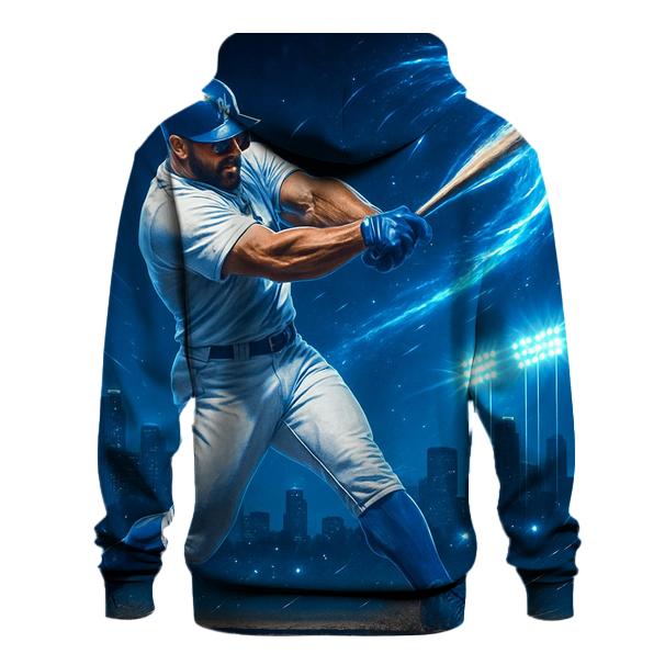 Electric Skyline Dodgers Power Swing embroidered hoodies