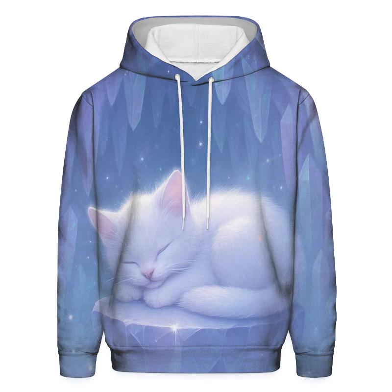 Crystal Cave Dream Napping Cat custom hoodies