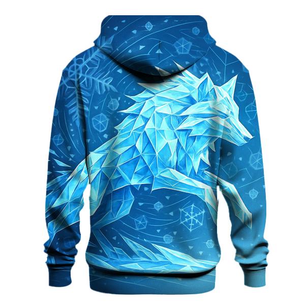 Crystal Shard Winter Wolf premium hoodies
