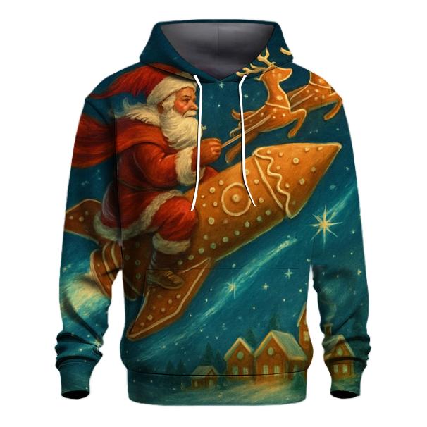 Gingerbread Galaxy Sleigh Ride hoodie styles