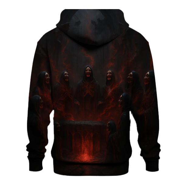 Crimson Choir Of The Fallen Cathedral embroidered hoodies