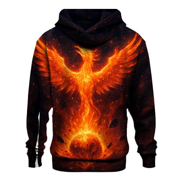 Cosmic Phoenix Rising From A Dying Star zip-up hoodies