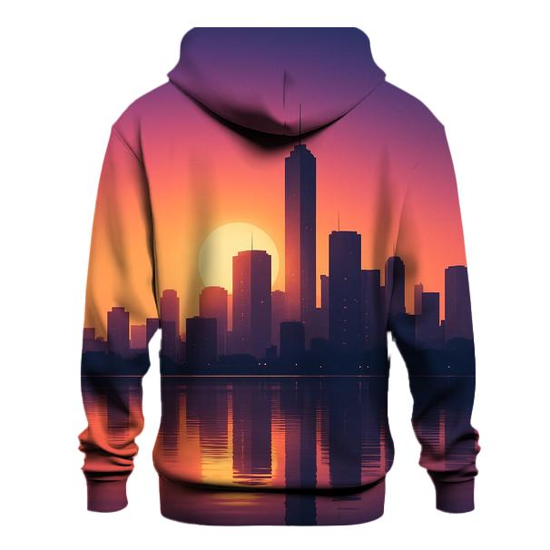 Skyline Mirage Afterglow printed hoodies