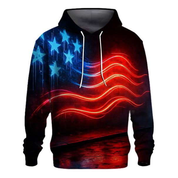 Neon Streetwave Stars zip-up hoodies