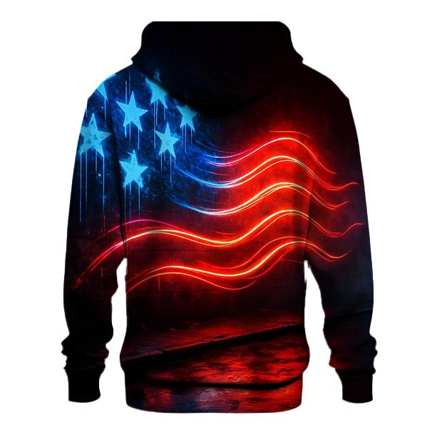 Neon Streetwave Stars zip-up hoodies