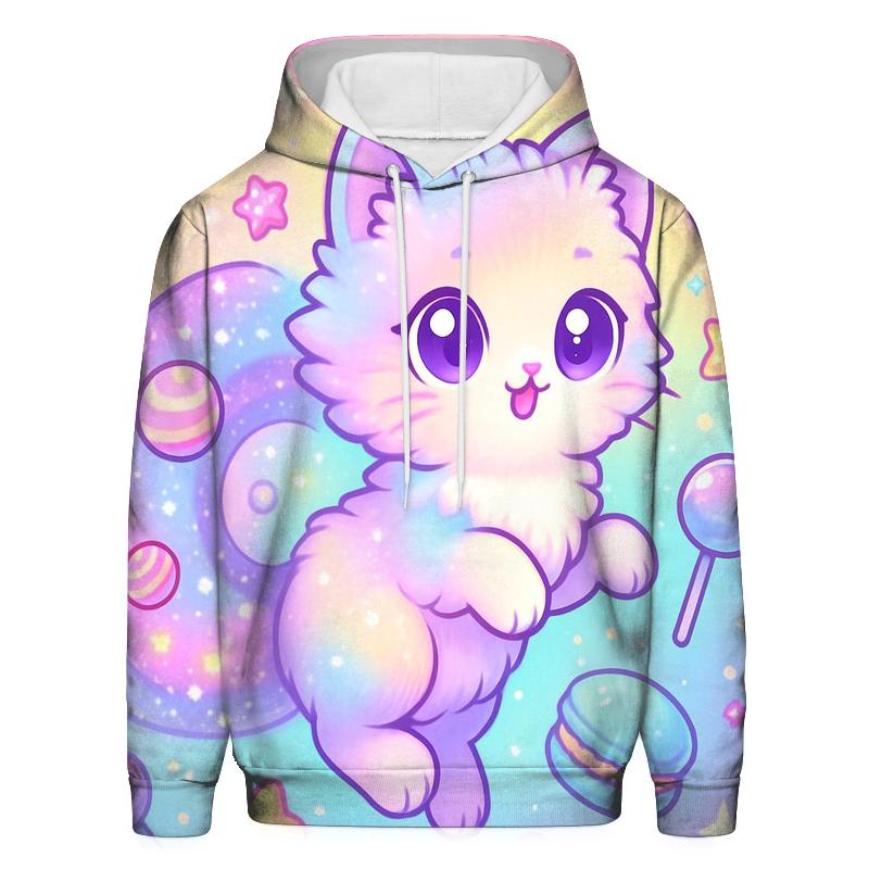 Candy Galaxy Cotton Tail Cat premium hoodies