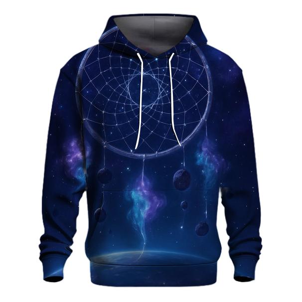 Galactic Dreamcatcher Over The Sleeping Planet graphic hoodies