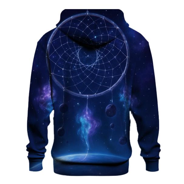 Galactic Dreamcatcher Over The Sleeping Planet graphic hoodies