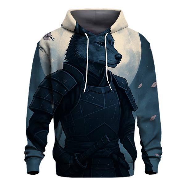 Starlit Samurai Wolf hoodie designs