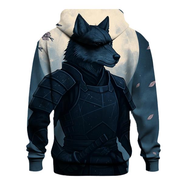 Starlit Samurai Wolf hoodie designs