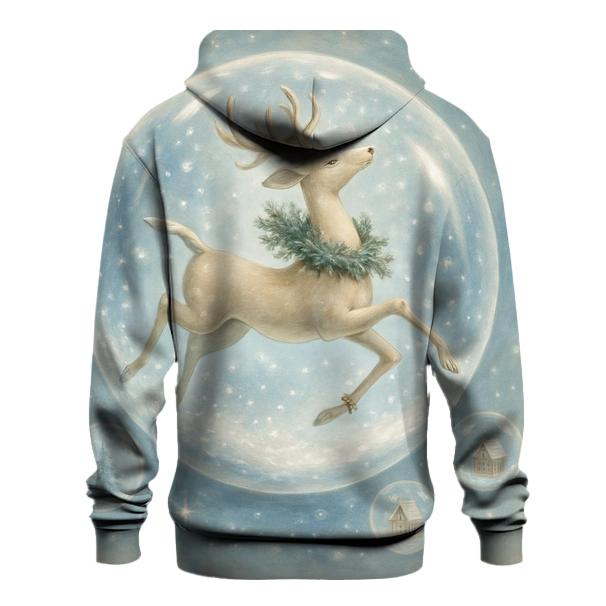 Starlit Snowglobe Reindeer Ballet zip-up hoodies