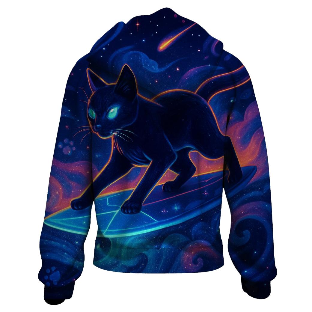 Nebula Sailor Cat Voyager custom hoodies