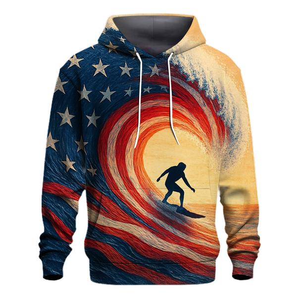 Ocean Currents Of Freedom lightweight hoodies