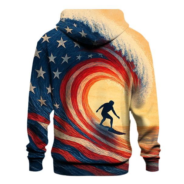 Ocean Currents Of Freedom lightweight hoodies