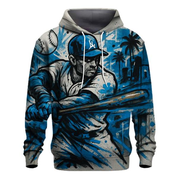 Urban Graffiti Dodgers Street Swing embroidered hoodies