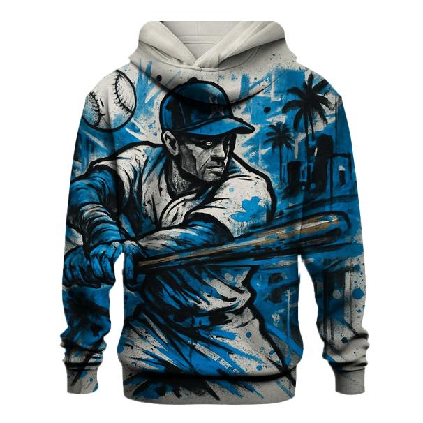 Urban Graffiti Dodgers Street Swing embroidered hoodies
