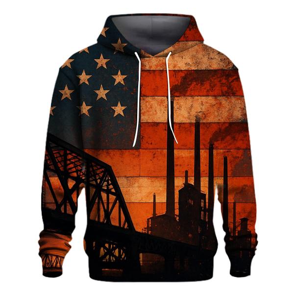 Rustbelt Rising Stripes hoodies fashion