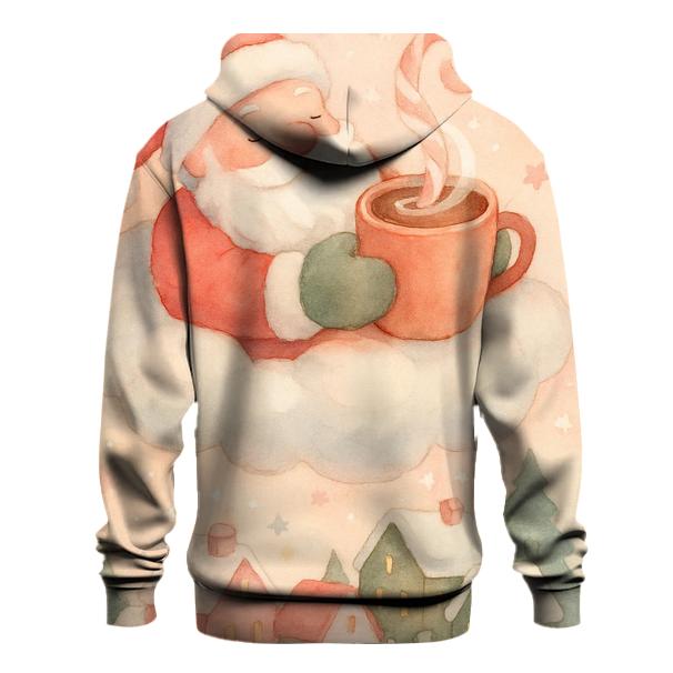 Santa Hot Cocoa Cloud Lounge zip-up hoodies