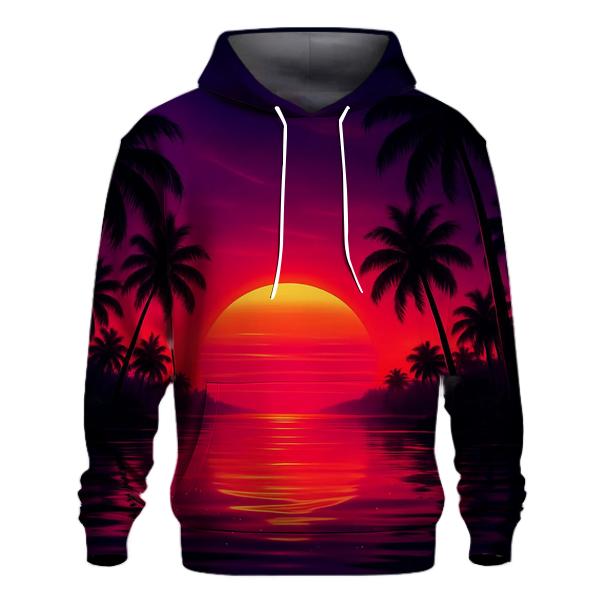 Crimson Lagoon Mirrorfall graphic hoodies
