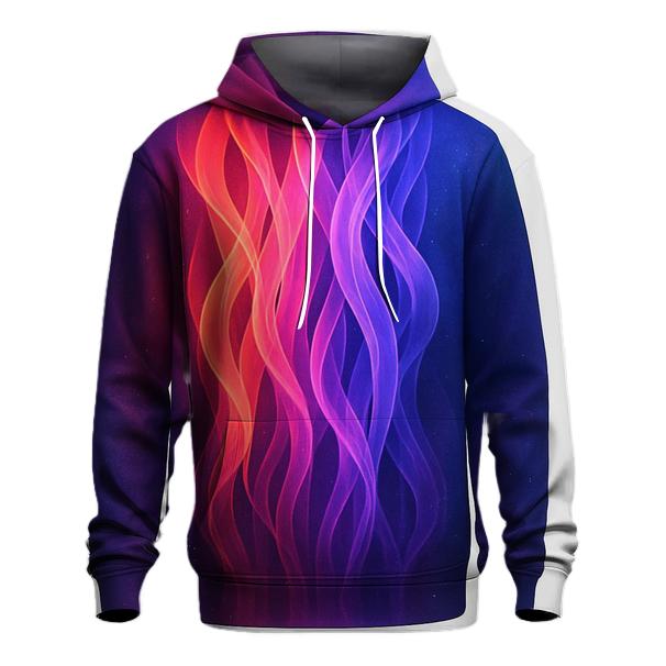 Cascade Of Fractal Ribbons Gradient hoodie styles