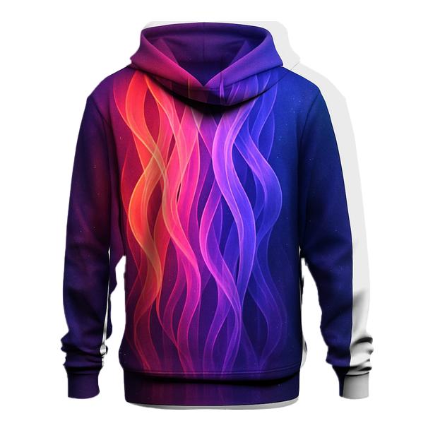 Cascade Of Fractal Ribbons Gradient hoodie styles