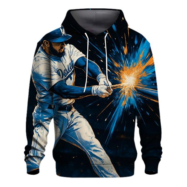 Dodgers Inferno Bat Speed Burst custom hoodies