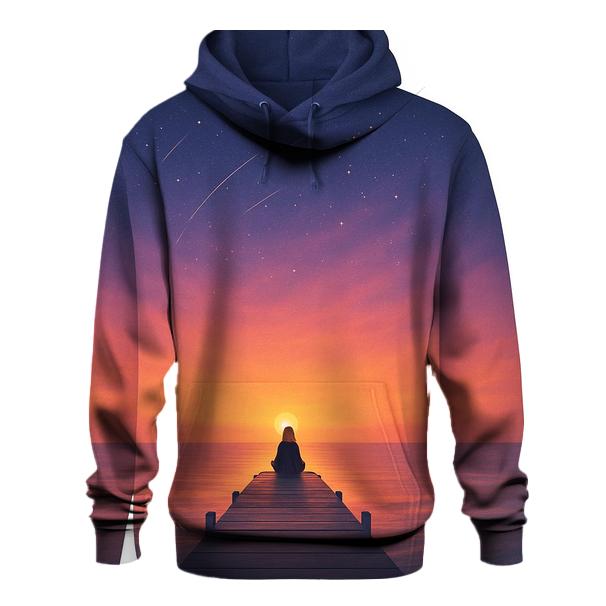 Stargazer Pier Ember Horizon zip-up hoodies