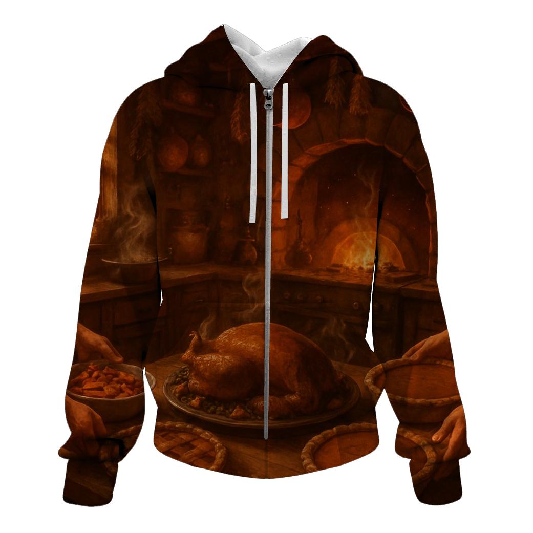 Golden Hearth Kitchen Feast lightweight hoodies