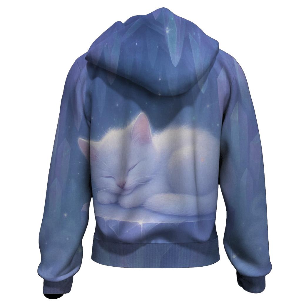 Crystal Cave Dream Napping Cat hoodie styles