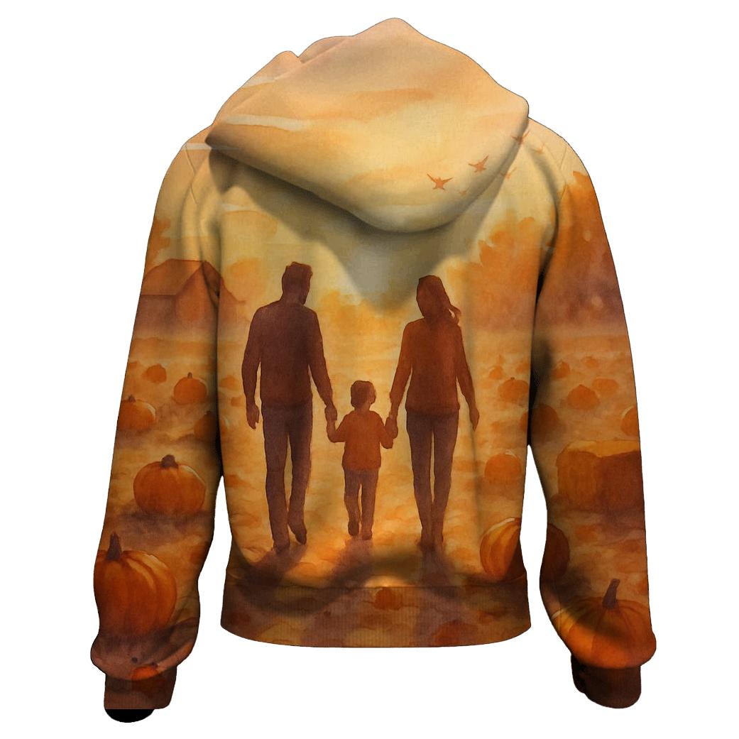 Pumpkin Patch Sunset Stroll hoodie designs