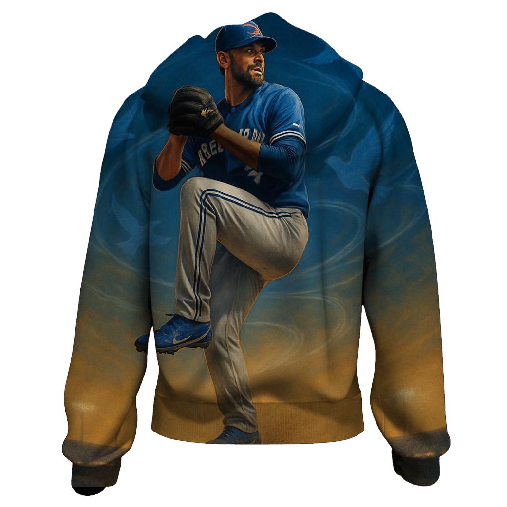 Blue Jays Horizon Windup printed hoodies