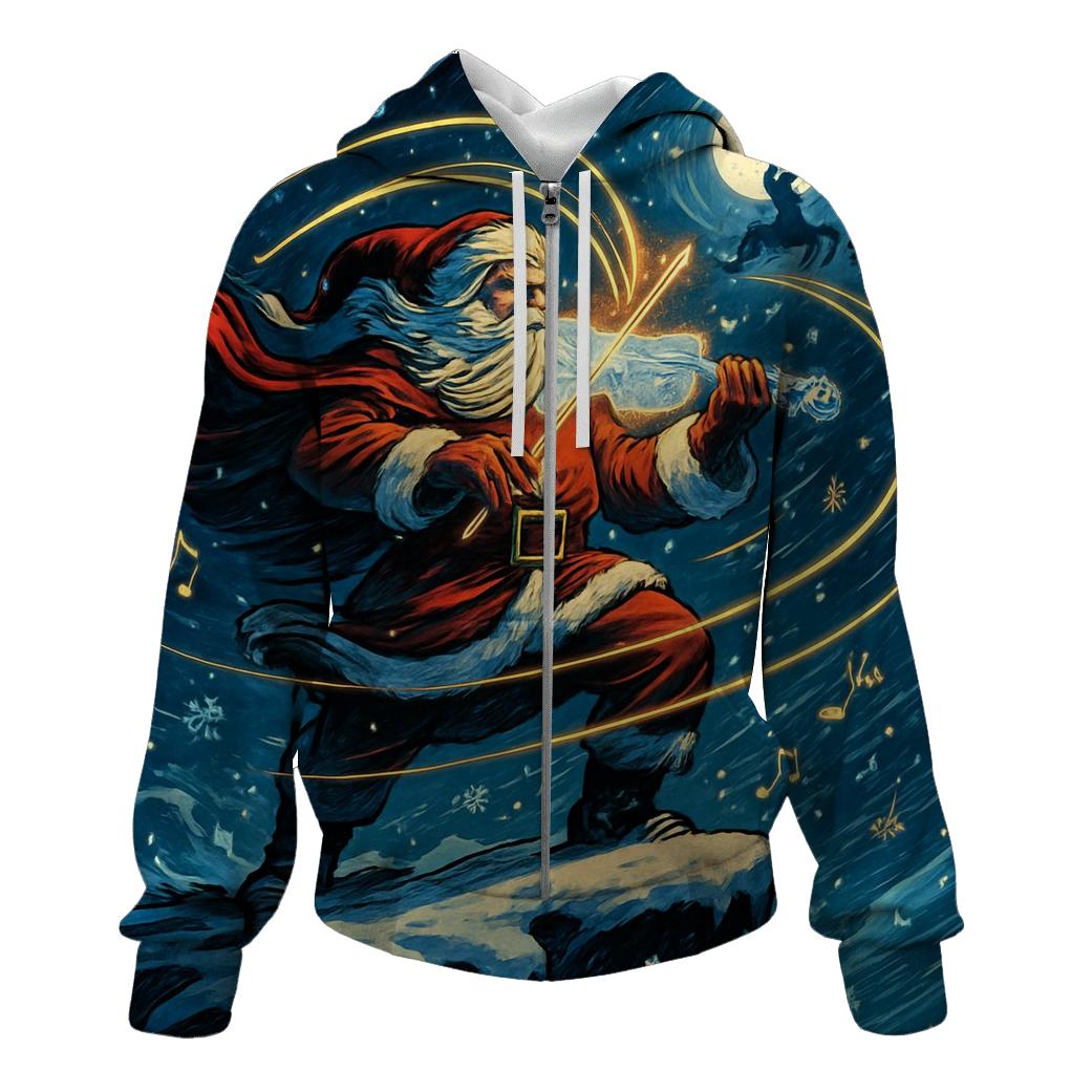 Blizzard Bard Santa Serenade heavyweight hoodies