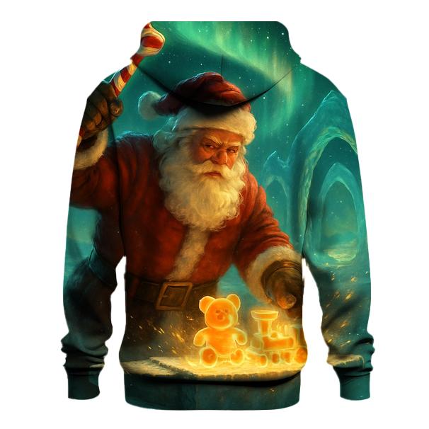 Aurora Workshop Santa Forge graphic hoodies