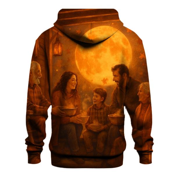 Harvest Moon Porch Gathering embroidered hoodies