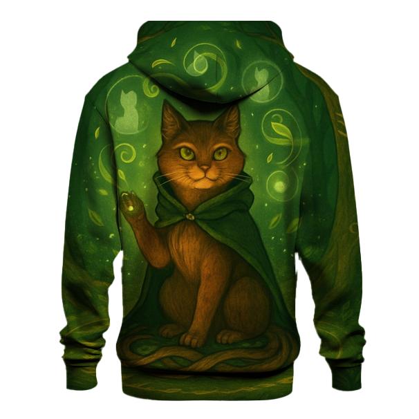 Forest Druid Cat Circle hoodie trends