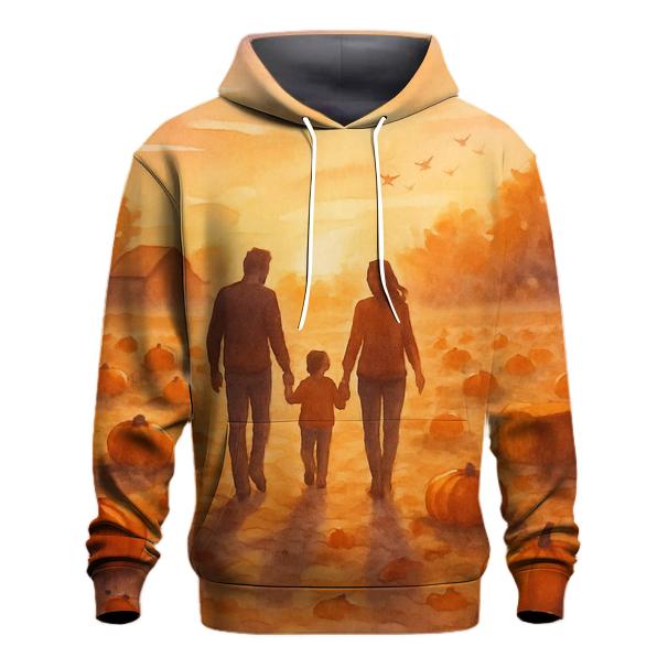 Pumpkin Patch Sunset Stroll hoodies fashion