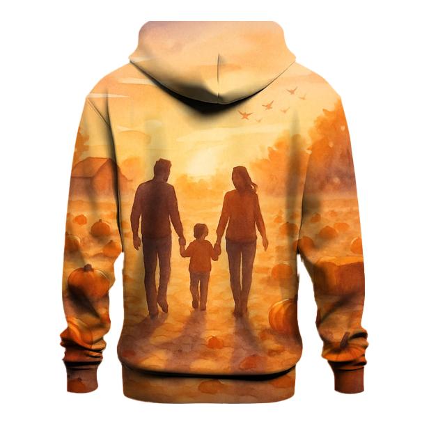 Pumpkin Patch Sunset Stroll hoodies fashion