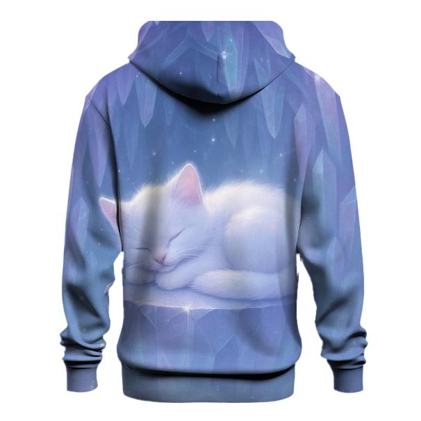 Crystal Cave Dream Napping Cat heavyweight hoodies