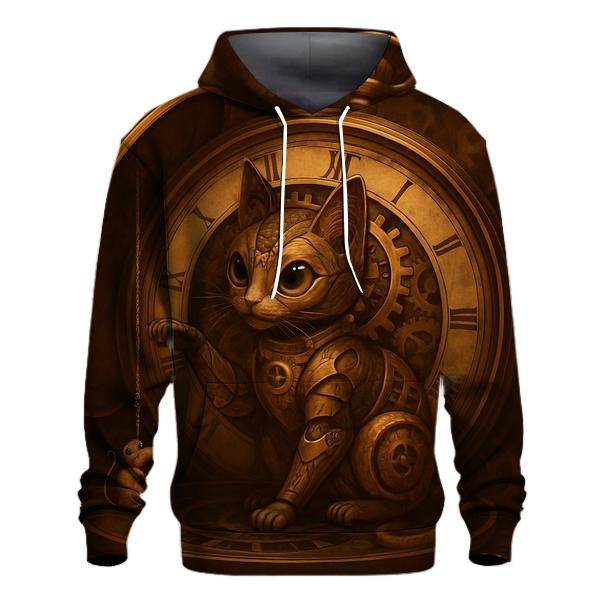 Clockwork Timekeeper Cat hoodie designs